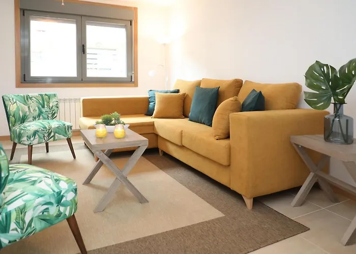 Vacacional Salnes Sur Con Piscina 펜션 *